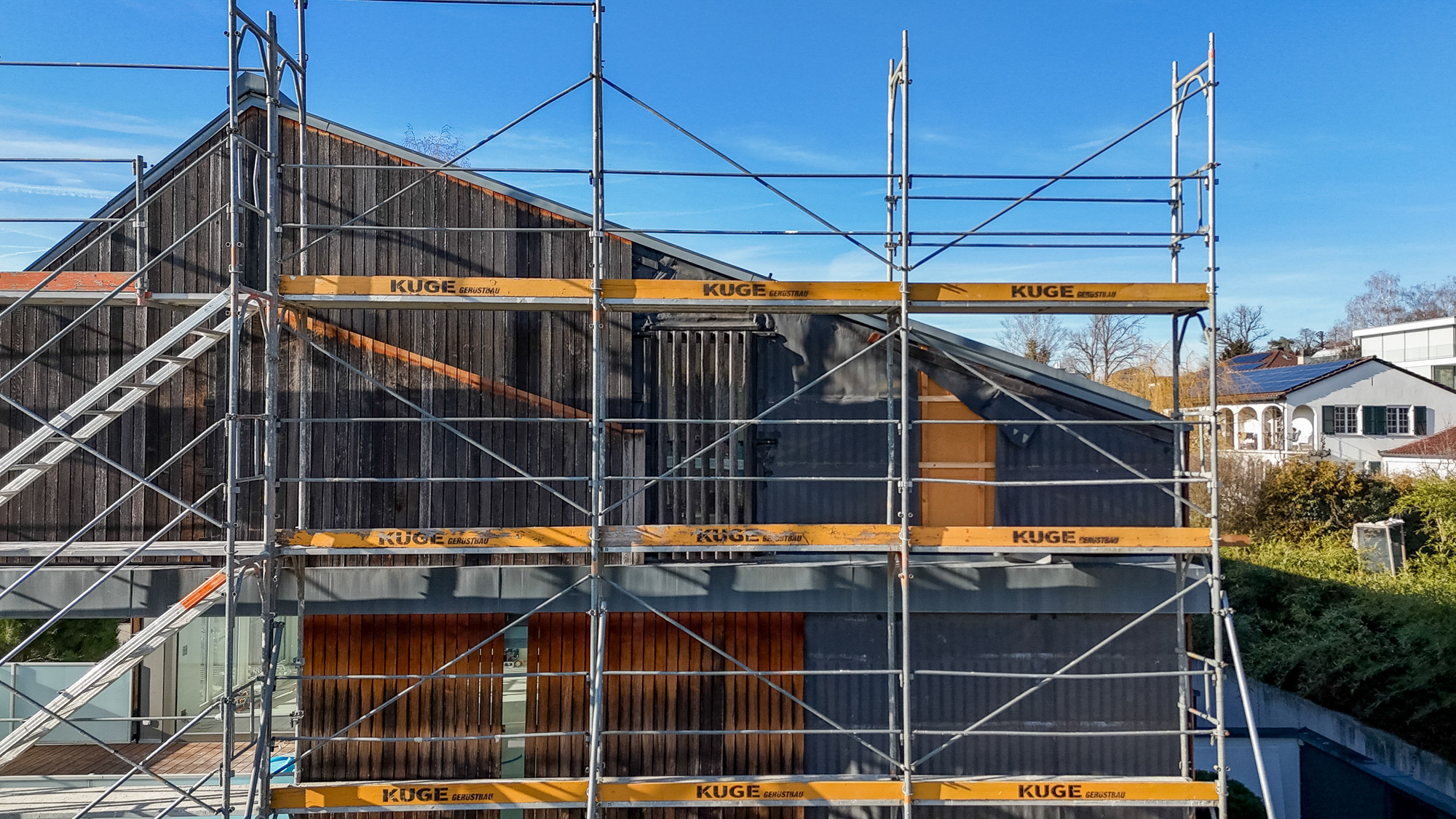 Fassadengerüst Bern – Foto: KUGE Bau AG