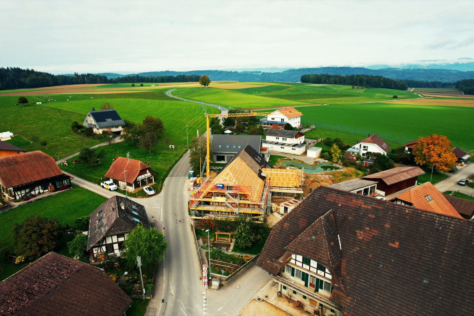 Dachgerüst Limpachstrasse – Foto 2 – KUGE Bau AG